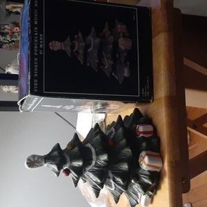 Vintage Mann Fine Bisque Porcelain Music Box.